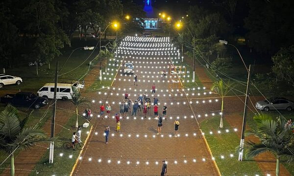 Instalan techo de luces en el Km. 20