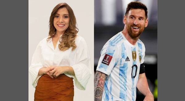 Periodista ventiló sus fotos con Messi: "Lo amo, soy fan de Lio"