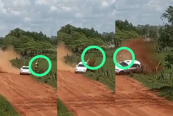 [VIDEO] "No me asusté": el fotógrafo que “esquivó” a la muerte en una carrera de rally