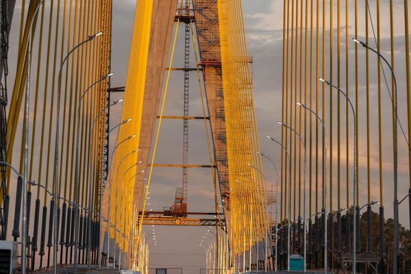 Puente de la Integración: se realizan los primeros ensayos al sistema lumínico - .::Agencia IP::.