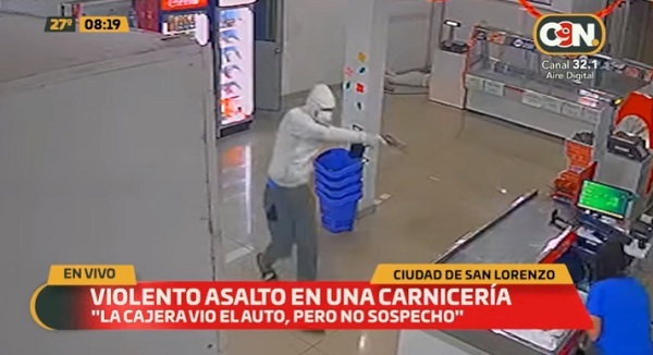 Reportan millonario asalto en carnicería de San Lorenzo