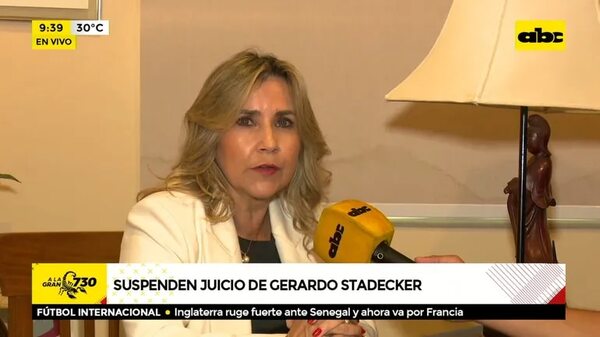 Suspenden juicio de Gerardo Stadecker - ABC Noticias - ABC Color