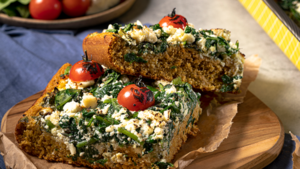 Receta Tramontina: Tarta saludable con espinaca, ricota y tomate