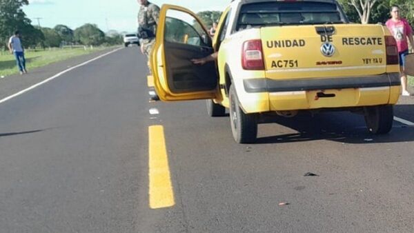 Triple choque de motocicletas deja un muerto y dos heridos en Yby Yaú