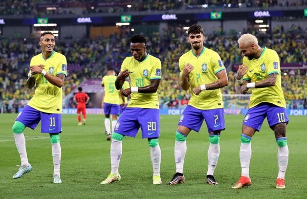 Brasil golea a Corea del Sur y se afianza como candidato