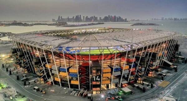 Qatar 2022: Estadio hecho de contenedores será desmontado y regalado al país que lo necesite