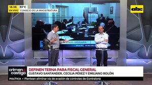 Se definió la terna para la Fiscalía General del Estado - ABC Noticias - ABC Color