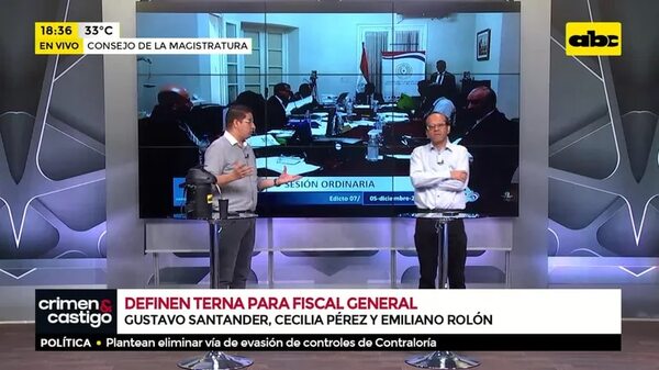 Se definió la terna para la Fiscalía General del Estado - ABC Noticias - ABC Color