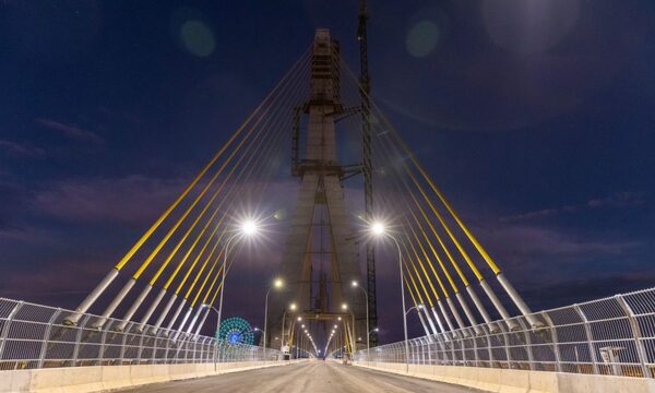 Realizan primeros ensayos del sistema lumínico del Puente de la Integración – Diario TNPRESS