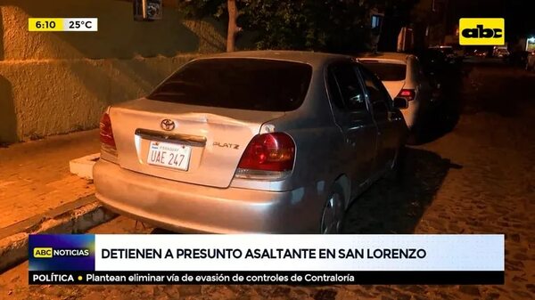 Robó un auto y terminó preso tras un accidente - ABC Noticias - ABC Color