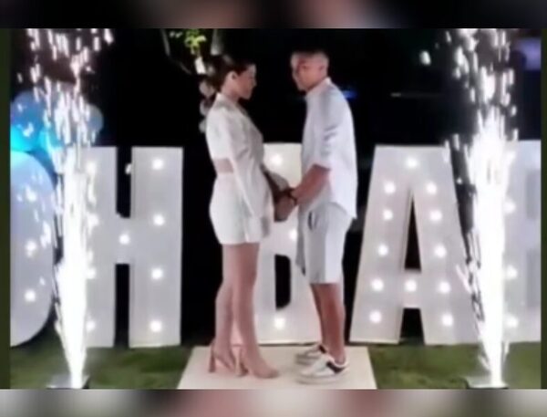 (VIDEO)Huguito Fernández y su doña Miss revelaron el sexo de su bebé