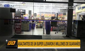 Roban G. 5 millones de supermercado en Asunción | Telefuturo