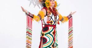 La Nación / Ariane Maciel vistió de “Arasy” en su traje alegórico para Miss Internacional 2022