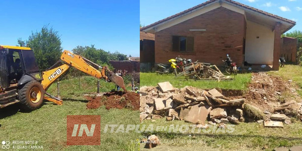 COLYM SOROKA SIGUE CONCRETANDO OBRAS EN EL DEPARTAMENTO DE ITAPÚA
