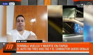 Terrible vuelco y muerte en Itapúa - Paraguaype.com