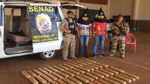 Dos detenidos por la Senad transportando más de 60 kilos de marihuana - Radio Imperio