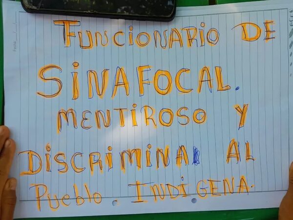 Indígenas se sienten engañados y discriminados por Sinafocal - Nacionales - ABC Color
