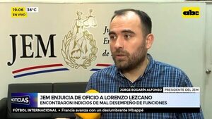 JEM enjuicia de oficio a Lorenzo Lezcano  - ABC Noticias - ABC Color