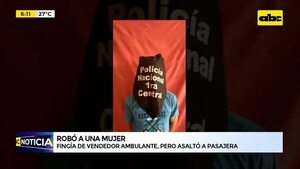 Robo a una mujer en el transporte público - ABC Noticias - ABC Color