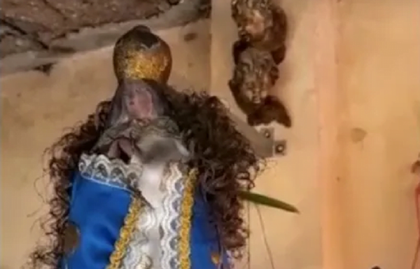 Imagen de la Virgen de Caacupé quedó intacta tras incendio - Noticiero Paraguay
