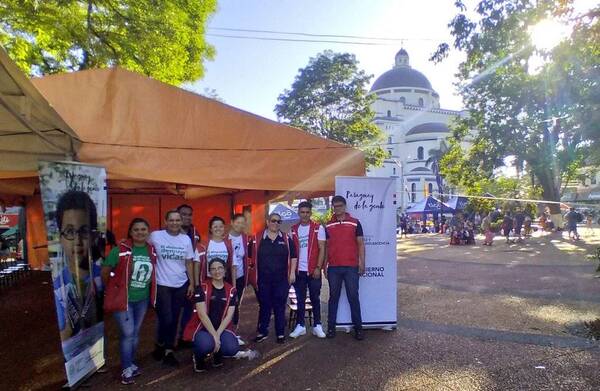 Caacupé 2022: Instalan espacio público y recreativo para niños