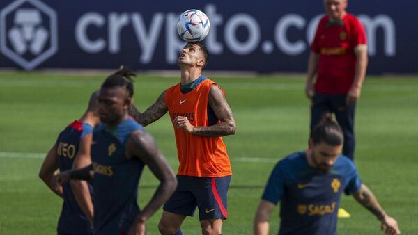 Portugal se entrena con Cristiano en el gimnasio