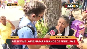 Los peregrinos llegan a Tupasy Ykua - C9N
