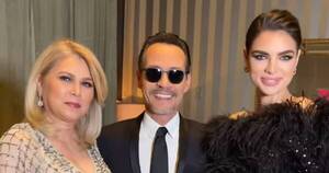 La Nación / Nadia Ferreira y Marc Anthony acaparan la atención en la gala de la fundación Maestro Cares