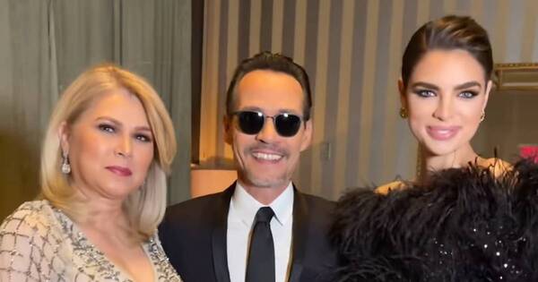La Nación / Nadia Ferreira y Marc Anthony acaparan la atención en la gala de la fundación Maestro Cares