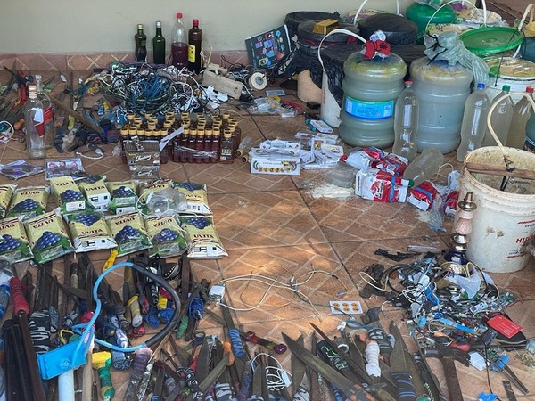 Importante requisa de objetos prohibidos en penal de Ciudad del Este