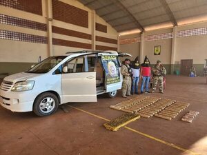 Detienen en Amambay a dos hombres que transportaban marihuana - Policiales - ABC Color