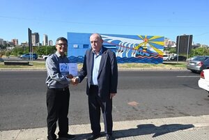 Inauguran mural “Levantando la paz” en la Costanera de Asunción - Artes Plásticas - ABC Color