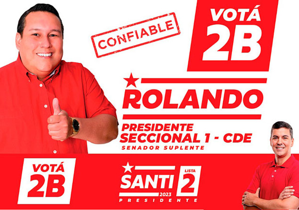 Rolando Segovia se consolida como próximo presidente de la seccional 1 de CDE | DIARIO PRIMERA PLANA
