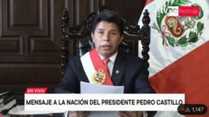 Pedro Castillo disolvió el Congreso de la República y oposición denuncia un golpe de Estado - Megacadena — Últimas Noticias de Paraguay