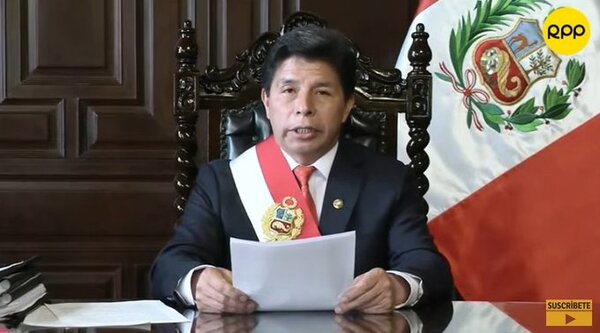 Perú: Pedro Castillo disolvió el Congreso y oposición denuncia un golpe de Estado - ADN Digital