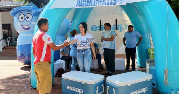 La Nación / Operativo 2022: Essap ya distribuyó más de 1.500 botellitas de agua