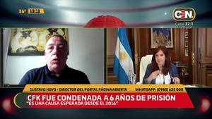 Cristina Fernández condenada a 6 años de prisión - C9N