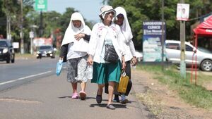 A sus más de 70 años, tres hermanas peregrinaron desde Ypacaraí