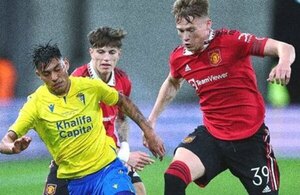 Con Santiago Arzamendia de titular, Cádiz derrotó al Manchester United en amistoso