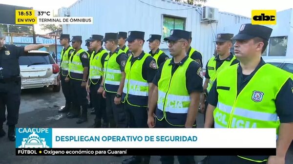 Despliegan dispositivo de seguridad - ABC Noticias - ABC Color