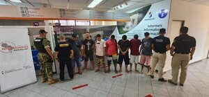 Expulsan a siete brasileños sindicados de integrar red internacional de extorsión - ABC en el Este - ABC Color