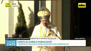 Duro mensaje desde Caacupé para Antonio Fretes y Sandra Quiñónez - Judiciales.net