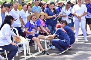 Más de 8 mil peregrinos atendidos en puestos sanitarios •