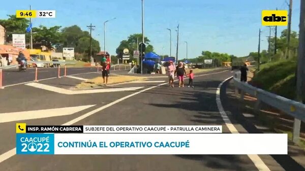 Continúa operativo Caacupé - ABC Noticias - ABC Color