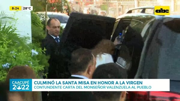 Contundente carta de monseñor Valenzuela - ABC Noticias - ABC Color