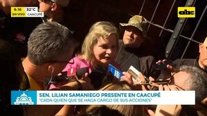 Lilian Samaniego presente en Caacupé - ABC Noticias - ABC Color