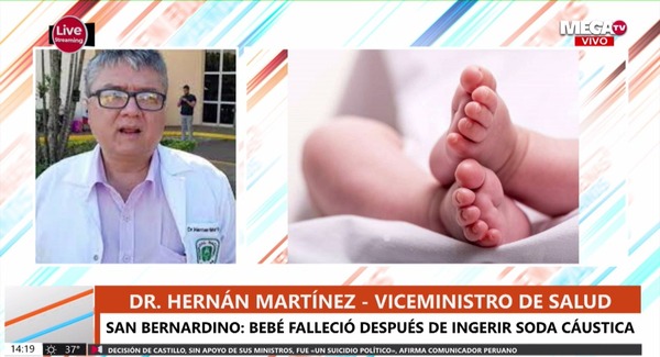 Bebé de un añito falleció luego de beber soda cáustica - Megacadena — Últimas Noticias de Paraguay