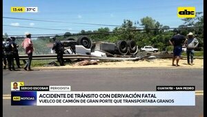 Accidente de tránsito con derivación fatal - ABC Noticias - ABC Color