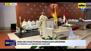 Misa de colectividad Paraguaya en Roma - ABC Noticias - ABC Color