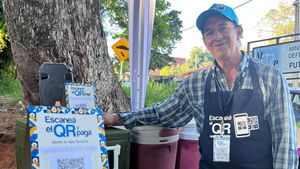 Hielo, remedio yuyo, chipa, "entero cosa" podés pagar con QR en Caacupé